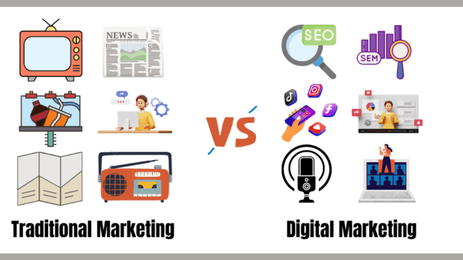 Traditional Vs Digital Marketing