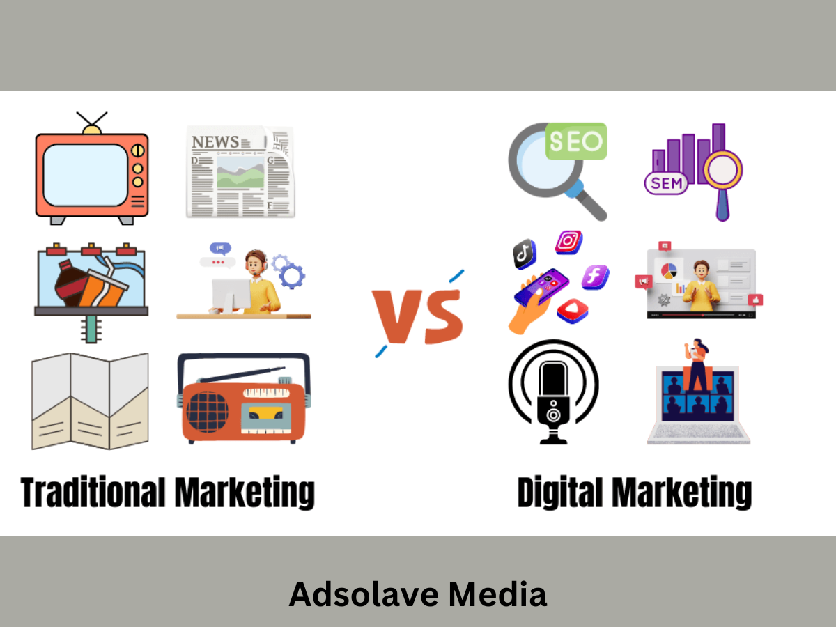 Traditional Vs Digital Marketing